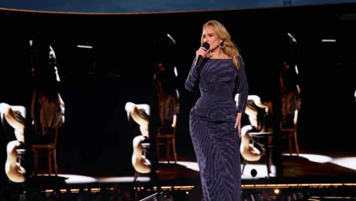 Adele performing in Munich in August. Kevin Mazur/Getty Images for AD